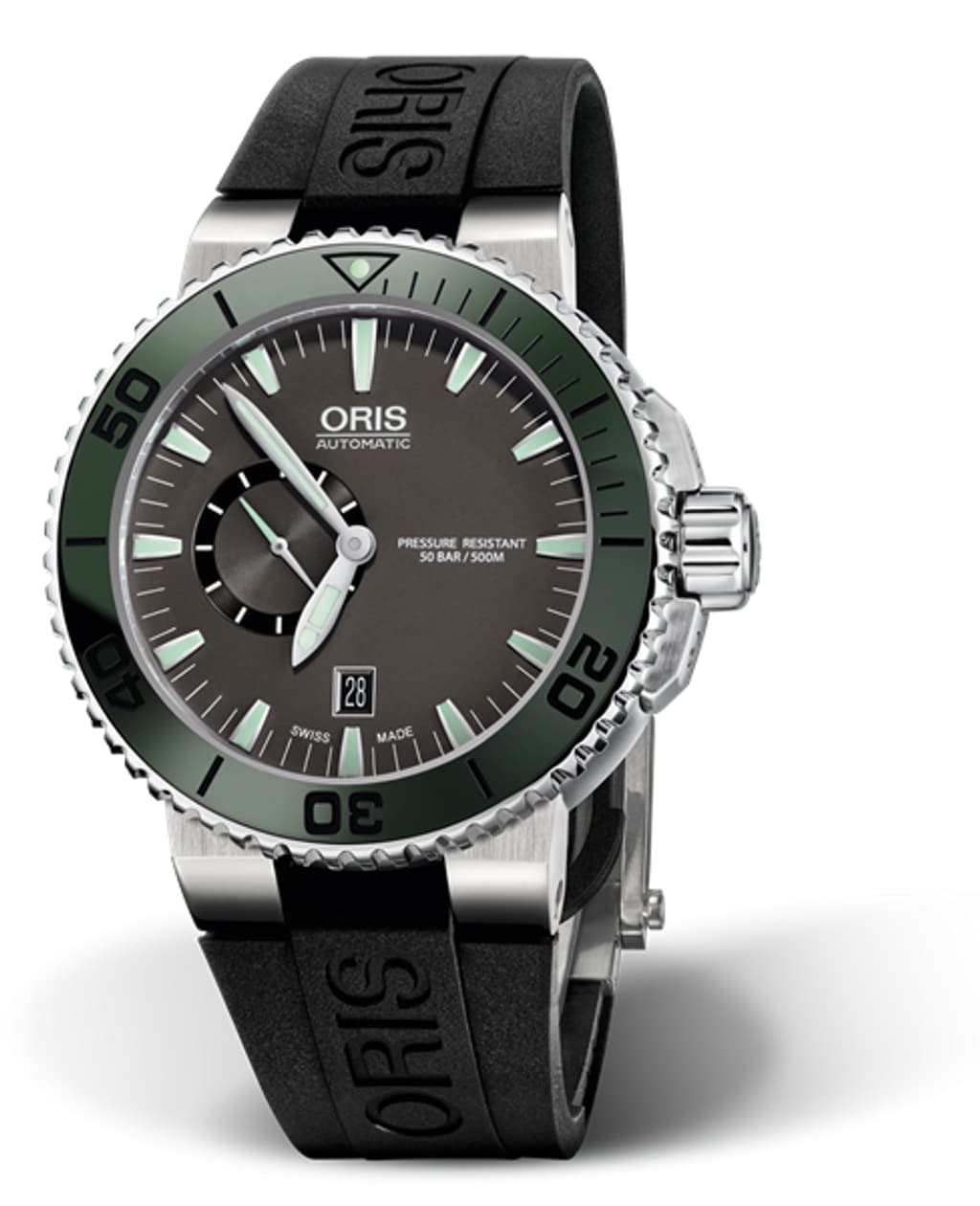 Vertical image of Aquis Small Second, Date